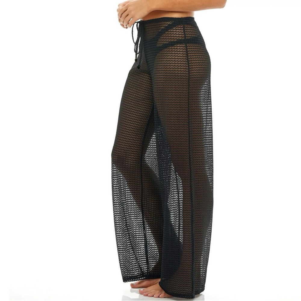 Beach Pull On Pant with Elastic Waistband and Tie